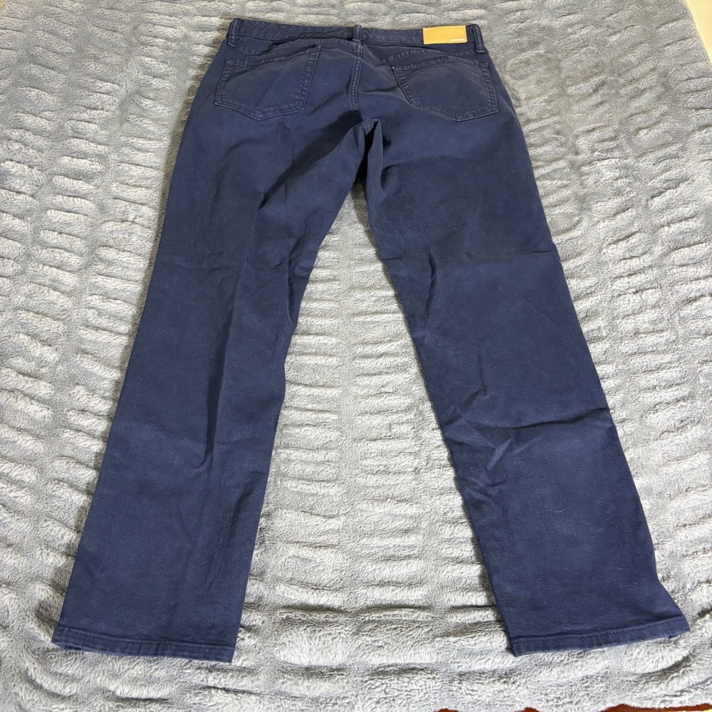 Bonobos Mens Slim Fit Jeans Navy Blue Dark Wash 34x32 Casual Denim Pants - Picture 2 of 6